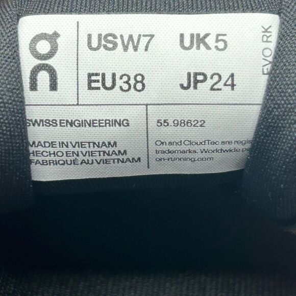 NWOT On the Cloud ON WOMEN CLOUDGO Sneakers Rose/Magnet Size 7 - Picture 9 of 12